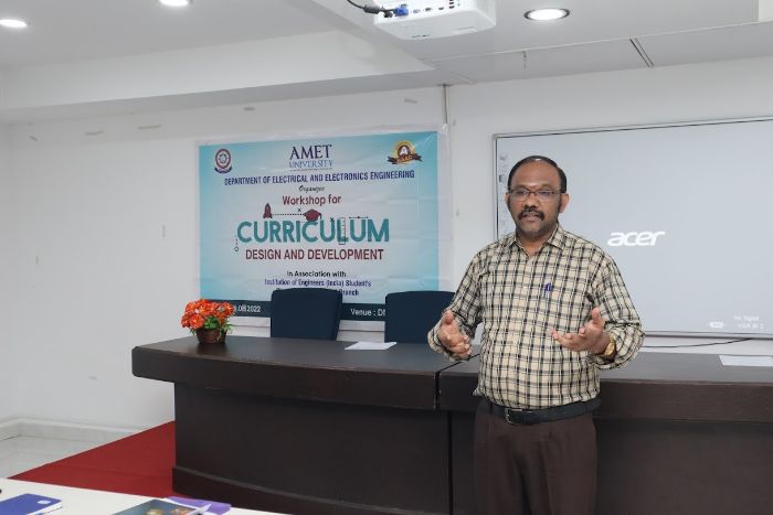 A Workshop for Curriculum Design and Development, in association with Institution of Engineers (India) Students Chapter