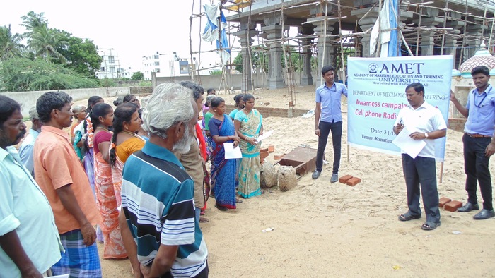 Awareness Campaign Cell Phone Radiation Hazard, organized by Dept of Mechanical Engg