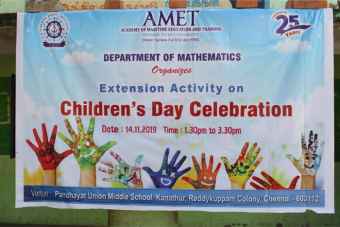 Children’s Day Celebration at Panchayat Union Middle School