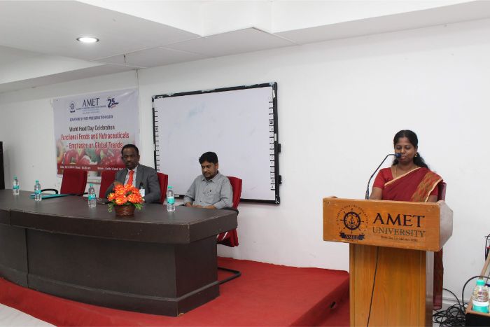 World Food Day Celebration on Functional Foods and Nutraceuticals – Emphasize on Global Trends