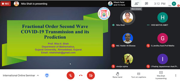 Guest Lecture on Mathematical & Medical Modelling and Forecasting the COVID-19 Pandemic
