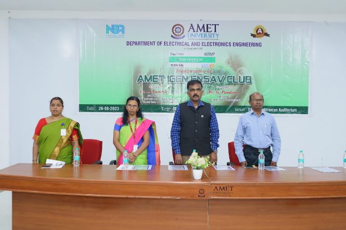 Inauguration of AMET IGEN Ensav Club