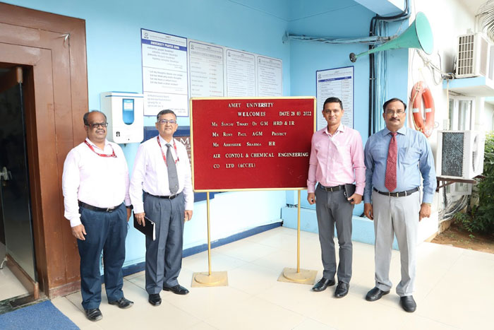 Mr.Sanjay Tiwary, Dy. GM, Mr. Rony Paul, AGM and Mr. Abhishek Sharma, HR, M/s. ACCEL