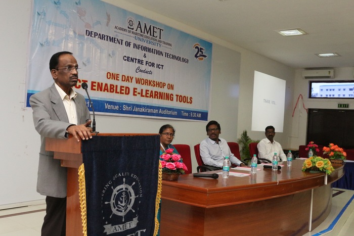 One Day Workshop on ICT Enabled E- Learning Tools
