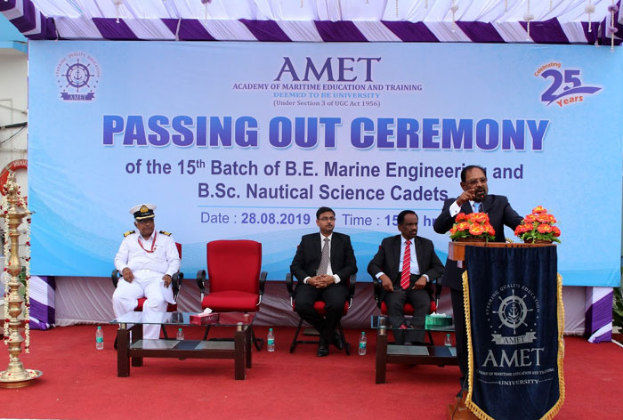 Passing Out Ceremony of the 15th Batch of B.Sc. Nautical Science and B.E. Marine Engineering